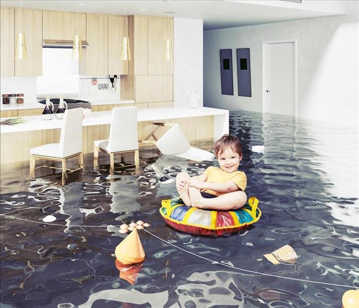 Flooded Residentioal Home